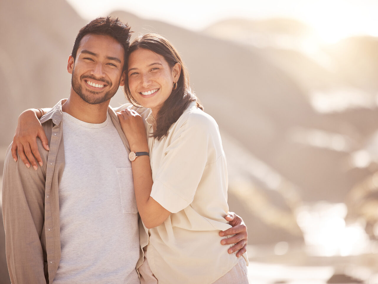 A couple finding moments of connection inside a busy blended-family life