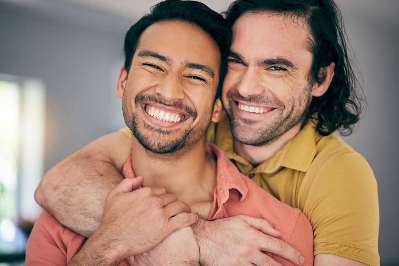 A couple in their LA home navigating a difficult conversation
